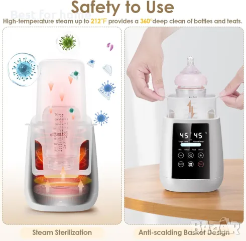 Електрически нагревател, стилизатор за шишета HyAdierTech 6 в 1, снимка 5 - Стерилизатори - 50390569