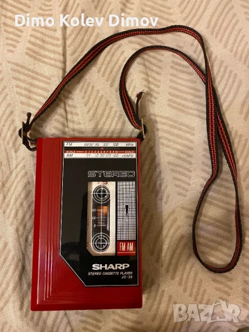 SHARP JC 25E(R) Walkman Red с Радио. Mega Rare!, снимка 2 - Радиокасетофони, транзистори - 51329833
