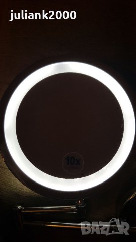 Огледало за стена с LED 7" баня козметика, снимка 8 - Други - 39447029