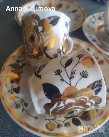 Сервиз за кафе Вербилки , снимка 2 - Сервизи - 42294234