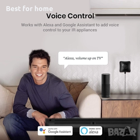 BroadLink BroadLink RM4 Mini Смарт дистанционно – Управлявай климатика и ТВ-то, снимка 4 - Дистанционни - 52966462