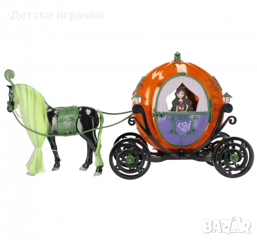 Карета каляска с кон и кукла Принцеса на мрака, с музика и светлини , снимка 9 - Кукли - 53040046