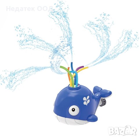 Водна играчка кит, Син, снимка 3 - Други - 40722191