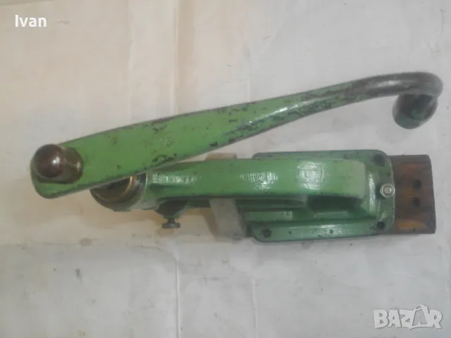 РЪЧНА ВИНТОВА ПРЕСА ПЕРФОРИРАНЕ НА КОЖА ЩАНЦОВАНЕ ЩАМПОВАНЕ КОЛАНИ АКСЕСОАРИ НЕМСКА СТАРО КАЧЕСТВО, снимка 13 - Други инструменти - 49689795