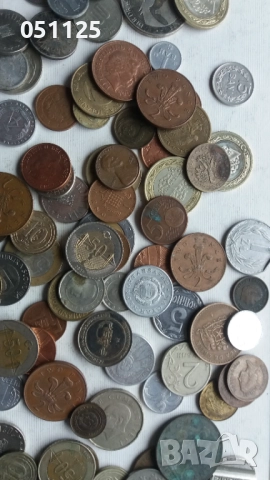 лот от 100 броя чуждестранни монети, снимка 4 - Нумизматика и бонистика - 52922775