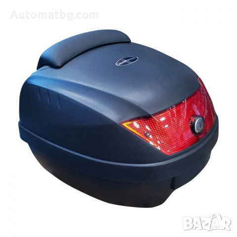 Куфар за мотор Automat, За 1 каска, E-32, Черен, снимка 4 - Аксесоари и консумативи - 36272159