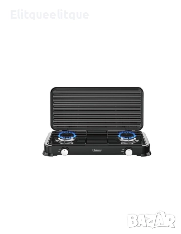 Двоен газов котлон с капак Rosberg, 30mbar\2x2.2kWh, снимка 3 - Котлони - 52241249