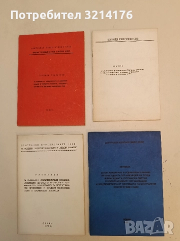 Правила за организиране и усъвършенствуване бригадната организация на труда в КООП организации