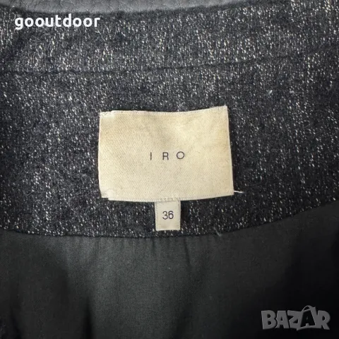 IRO палто с вълна и алпака (36), снимка 3 - Палта, манта - 48108305