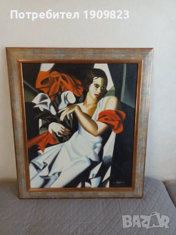 Голяма маслена картина , снимка 5 - Картини - 50804561