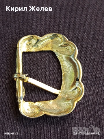 КАТАРАМА за КОЛАН МЕТАЛНА ЗЛАТИСТ ЦВЯТ 50122, снимка 5 - Колани - 51146098