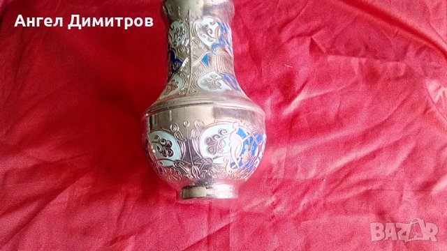 Красива метална ваза , снимка 7 - Антикварни и старинни предмети - 41970343