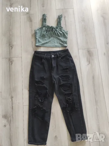 Блуза Adidas и дънки , снимка 6 - Дънки - 56321481