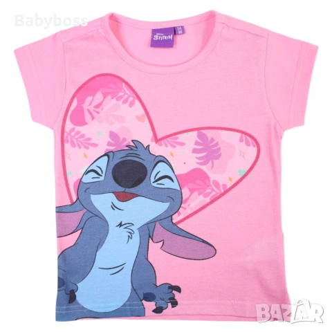 Блуза за момиче Стич Lilo & Stitch, снимка 4 - Детски тениски и потници - 53616312