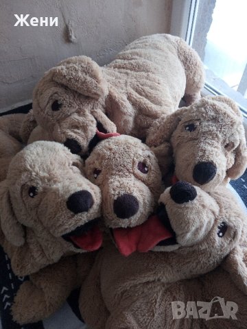 💖Големи плюшени играчки IKEA - кучета, слонове за гушкане, дракони, крокодили, лъв, акули , снимка 5 - Плюшени играчки - 44318589