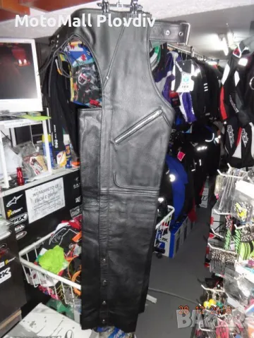Гамаши телешки бокс нови чопър ретро мото мотор рокер кожа кожени, снимка 7 - Аксесоари и консумативи - 49175695