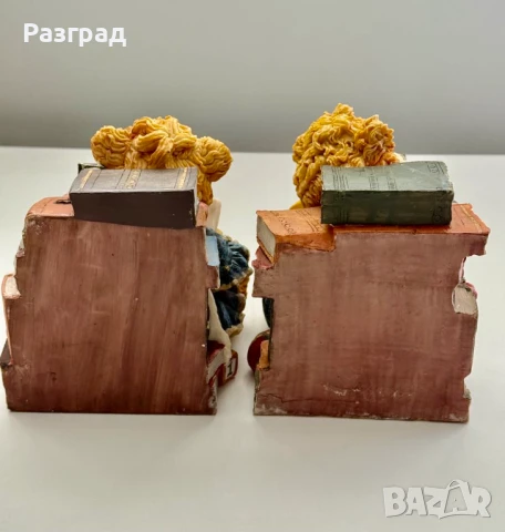 Винтидж комплект детски подпори за книги, снимка 4 - Декорация за дома - 50591244