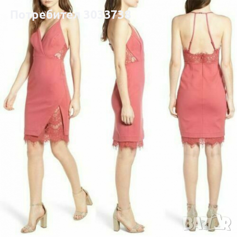 Нова ASTR the Label Къса Елегантна Рокля Без Ръкав Размер S