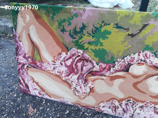 ГОБЛЕН//КАРТИНА ЗА СТЕНА ОТ ФРАНЦИЯ 0610251627, снимка 15 - Антикварни и старинни предмети - 51963572