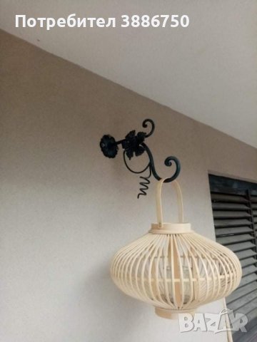 Стойки конзоли и ъгли от ковано желязо за фенери саксии табели цветя и др., снимка 9 - Други стоки за дома - 44411738