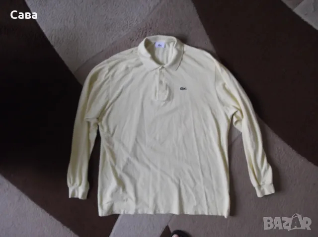 Блуза LACOSTE  мъжка,2ХЛ, снимка 2 - Блузи - 49521466