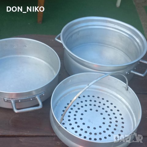 Алуминиев съд за Запарване, снимка 10 - Съдове за готвене - 41630996
