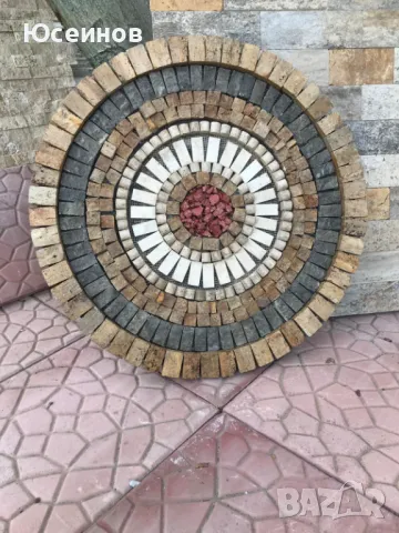 Мозайка( пано ) от естествен камък - Травертин,мрамор, снимка 7 - Други - 49664192
