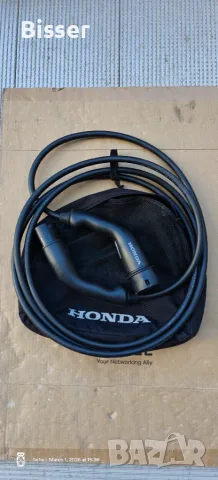 Като нов кабел Type 2 за зареждане на електромобил или хибрид оригинален Honda 32A