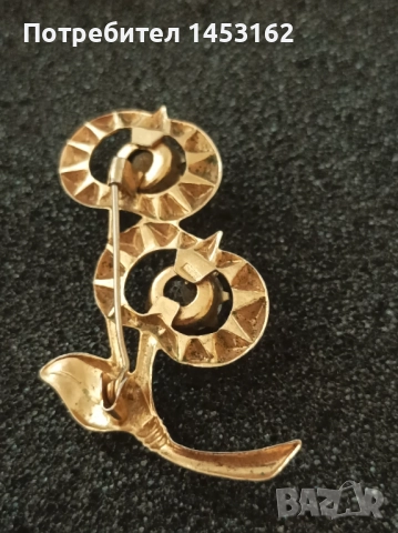 Руска старинна брошка, снимка 2 - Други - 51792217