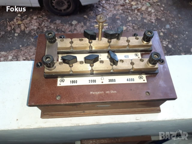 Стар антикварен реостат Gebr. Ruhstrat 19 в., снимка 7 - Антикварни и старинни предмети - 50919257