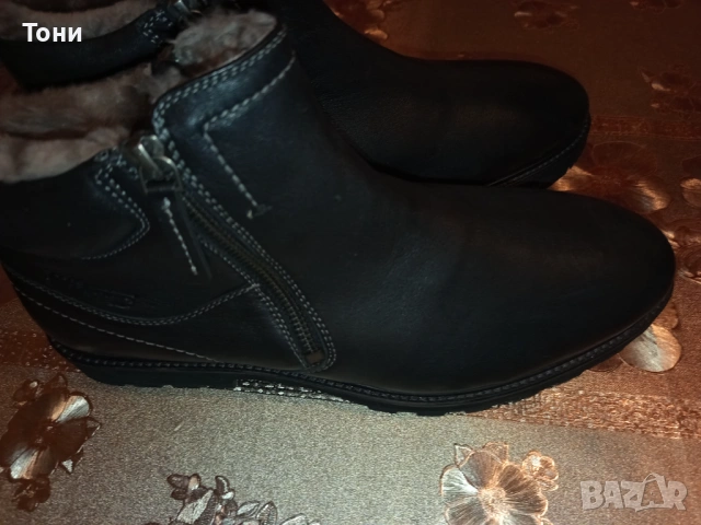 SALAMANDER Оригинал Нови Мъжки Боти Изцяло от Естествена Кожа 43, снимка 13 - Мъжки боти - 53612331