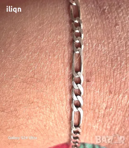 Сребърна гривна. 20см. 925 Проба. Цена 21,99лв. За Севлиево безплатна доставка. , снимка 3 - Гривни - 50424610