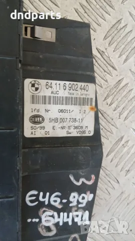 Панел климатроник BMW 3 E46 1999 6902440 64.116902440 5HB007738 3 (E46) (1998-2005), снимка 2 - Части - 56187019