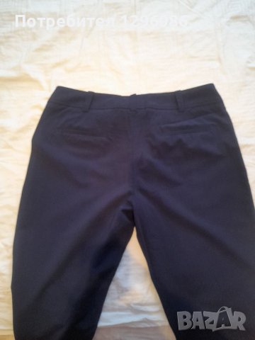 Дамски копринен син панталон 40 размер, снимка 5 - Панталони - 41774985