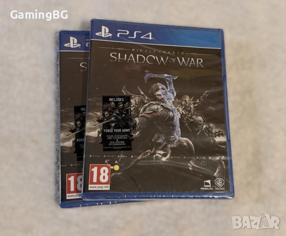 чисто нова Middle-Earth Shadow of War за PS4 / PS5 , снимка 2 - Игри за PlayStation - 53745985