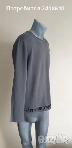 Emporio Armani Wool Knit Made in Italy Мens Size M ОРИГИНАЛ! Мъжки вълнен Пуловер!, снимка 3 - Пуловери - 48664650