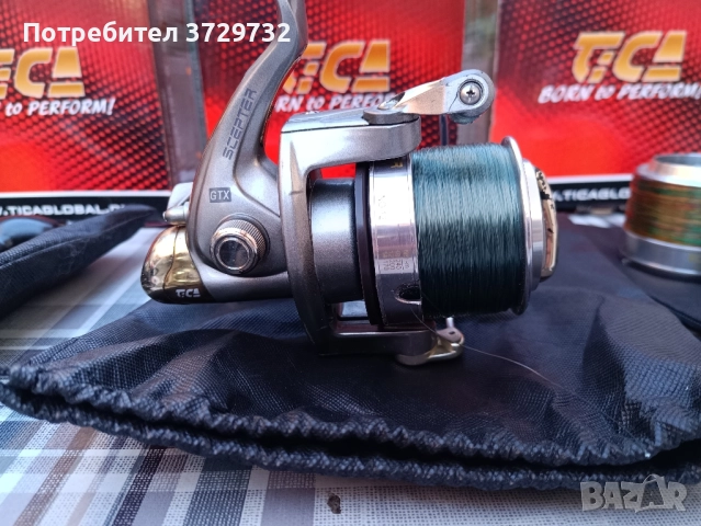 продавам четири броя шаранджийски макари Tica Scepter GTX, снимка 10 - Макари - 52438291