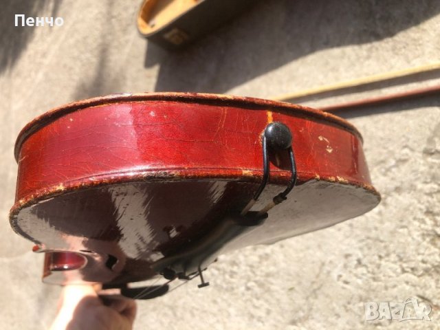 стара цигулка, снимка 11 - Антикварни и старинни предмети - 44176136