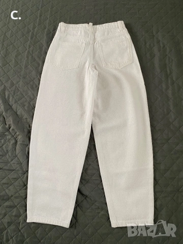 Дамски бели дънки, снимка 3 - Дънки - 53485351