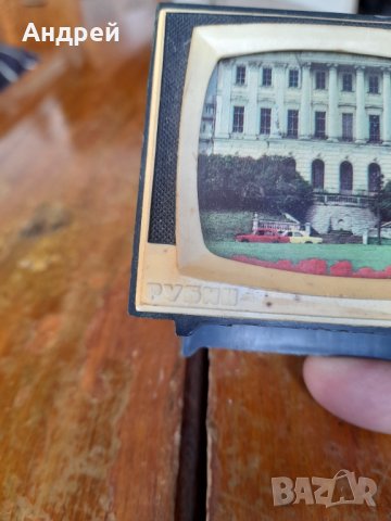 Стар сувенир Телевизорче Рубин, снимка 3 - Други ценни предмети - 39607118
