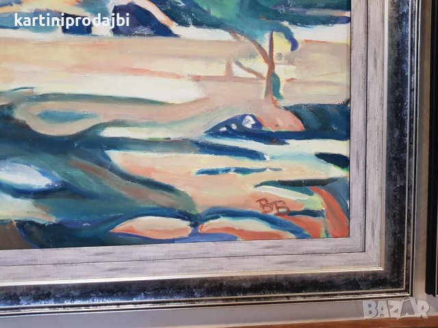 Маслена картина " Дъждовен хоризонт ", снимка 13 - Картини - 42224774