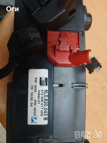 Панел климатроник за Сеат Ибиза и Кордоба 01-06г. 6L0.820.043 B / 412 206 017 003, снимка 3 - Части - 55991862