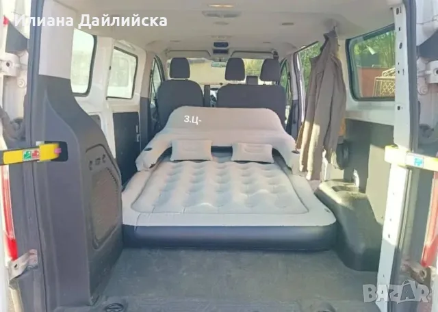 Надуваемо легло Queen Size с облегалка и възглавници – Луксозен комфорт за дом, къмпинг и гости., снимка 4 - Надуваеми легла - 56090691