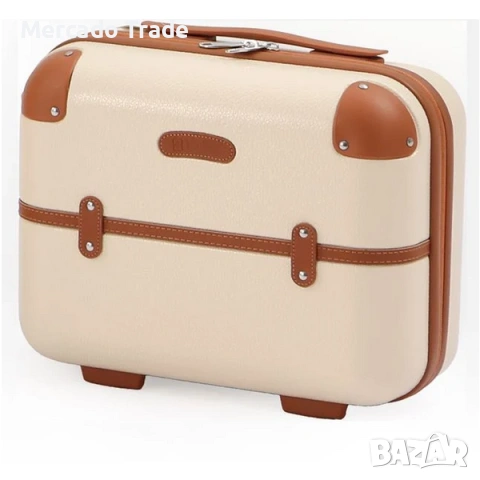 Пътна чанта Mercado Trade, Тип куфарче, Екрю