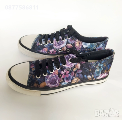 НОВИ ДАМСКИ ДЕТСКИ КЕЦОВЕ НА ЦВЕТЯ.ДАМСКИ ГУМЕНКИ. КЕЦ KECOVE , снимка 4 - Кецове - 51633098