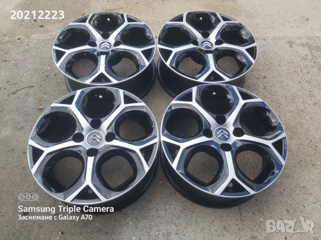 4 броя алуминиеви джанти за Citroen C3,C3 Picasso,DS3 16, снимка 4 - Гуми и джанти - 50848892
