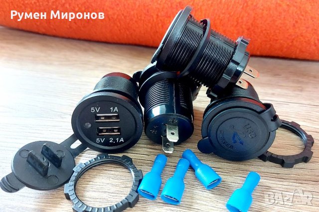 USB  зарядно за вграждане два модела , снимка 4 - Аксесоари и консумативи - 35864246