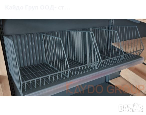 Телен кош с 1 подвижна преграда 50/40/26 см! НОВО НАЛИЧНИ! Търговско оборудване!, снимка 4 - Стелажи и щандове - 42012642