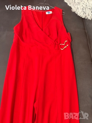 ASOS дълъг официален гащеризон за пищни дами , снимка 3 - Гащеризони - 52535361