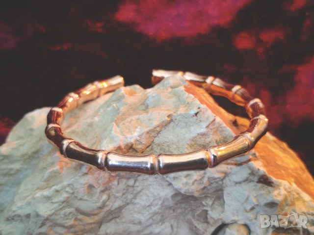 Медна терапевтична гривна 11, снимка 2 - Гривни - 53686282